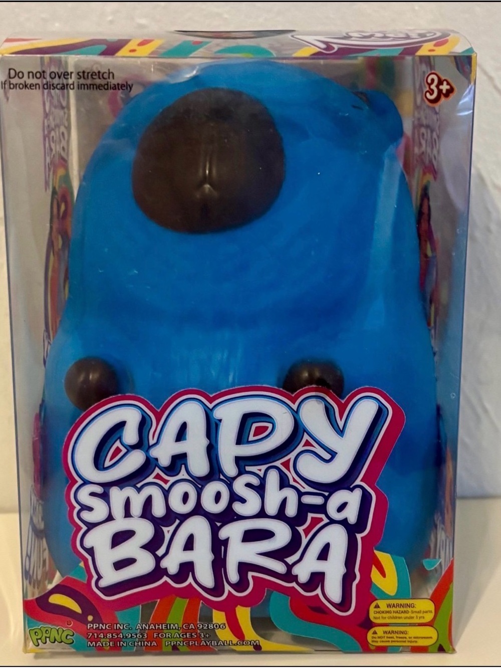 Smoosh-a-Bara Soft Stretchy Play Figure - Blue